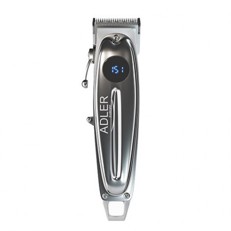 Adler | Proffesional Hair clipper | AD 2831 | Cordless or corded | Number of length steps 6 | Silver - 2